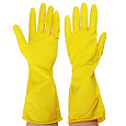 Перчатки резиновые &quot;VETTA&quot; желтые L 447-006