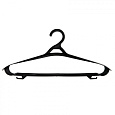 Вешалка-плечики для одежды размер 46-48 черные ПЛ46-48ч (ПластоС)