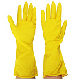 Перчатки резиновые &quot;VETTA&quot; желтые S 447-004