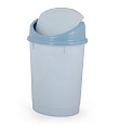 Контейнер для мусора 12л овальный голубой М1374 (Альтернатива)